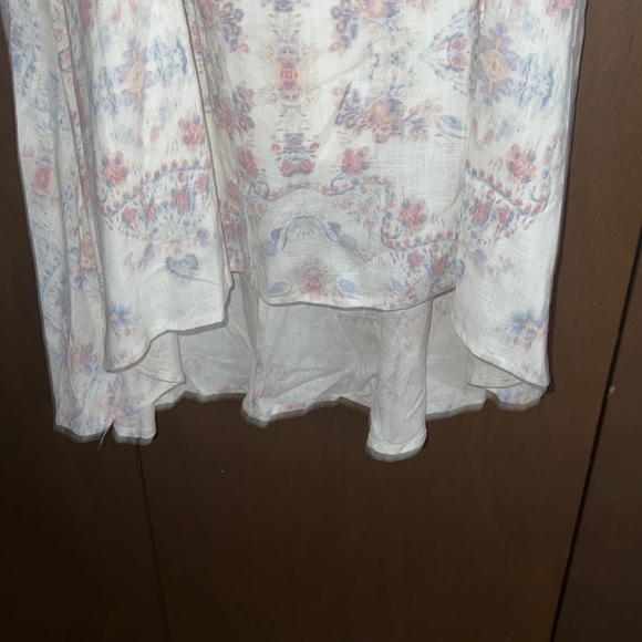 BCBGMAXAZRIA Cold-shoulder Printed High-low Dress - Picture 6 of 8